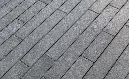 Black Granite Planks for Minimalist Landscape Designs