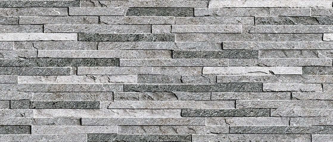 London Grey 600x150 mm Porcelain Wall Cladding - stylish, weatherproof wall panels for patios and facades by Stone Footing Ltd