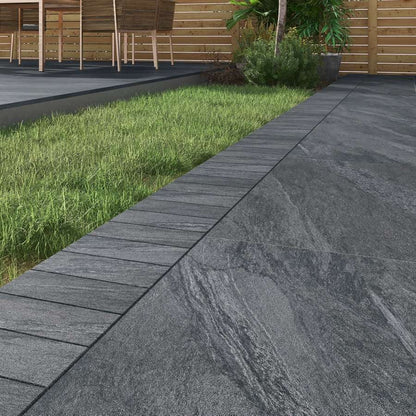 Anthracite Dark Porcelain Cobbles
