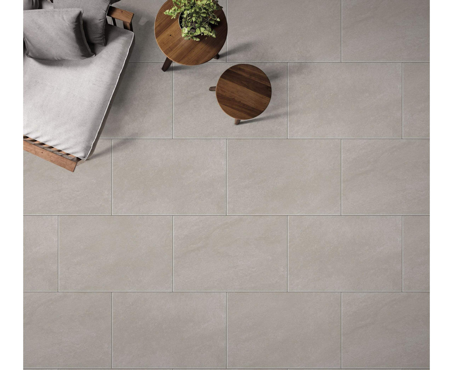 HS Grey Porcelain Floor Tile – Sample