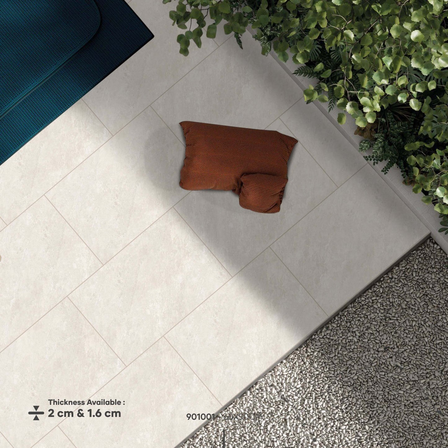 Quartz White Porcelain Paving