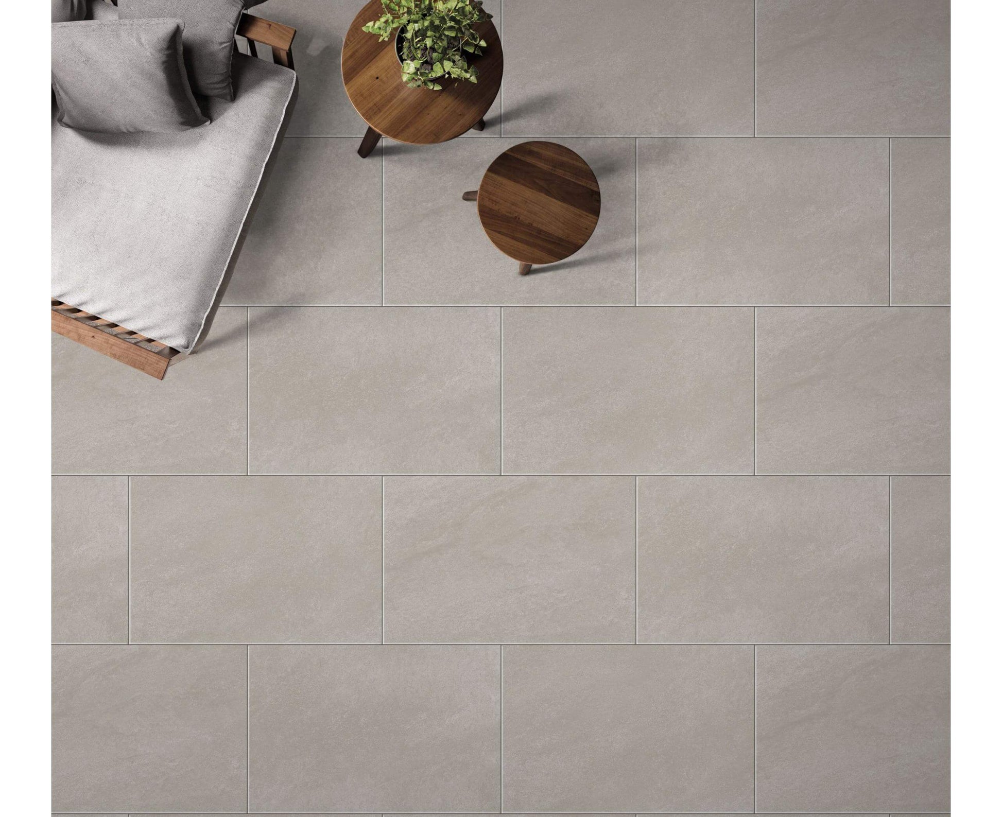 Flint mist grey paving slabs for contemporary patios and stylish outdoor spaces