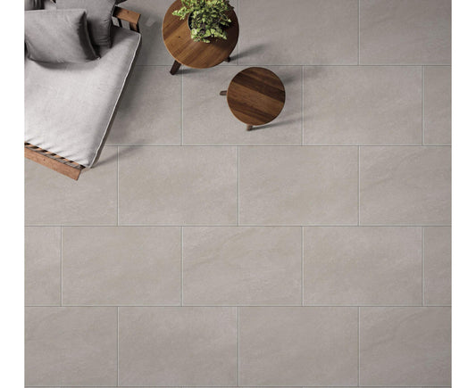 Flint mist grey paving slabs for contemporary patios and stylish outdoor spaces