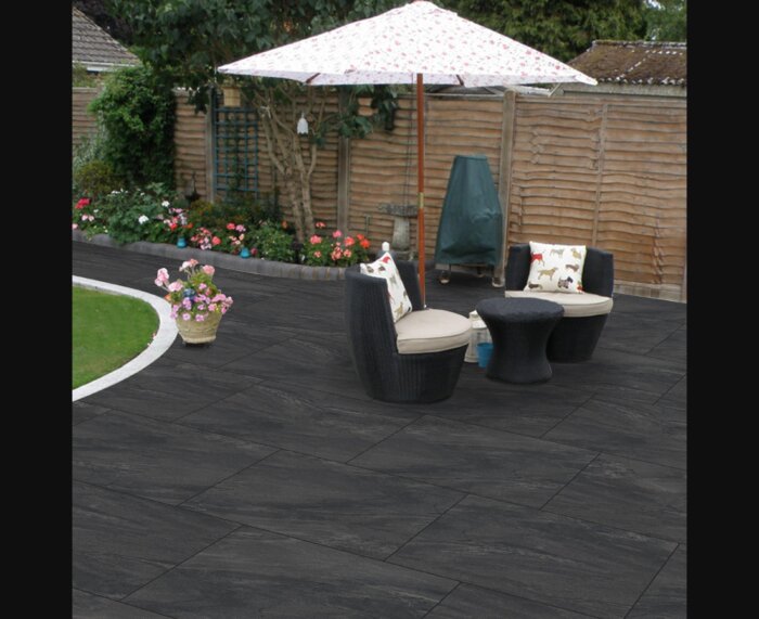 Anthracite Dark Porcelain Floor Tiles