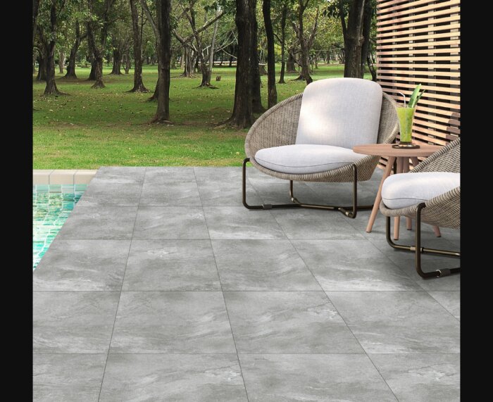 Earthcore Grey Outdoor Porcelain Tiles