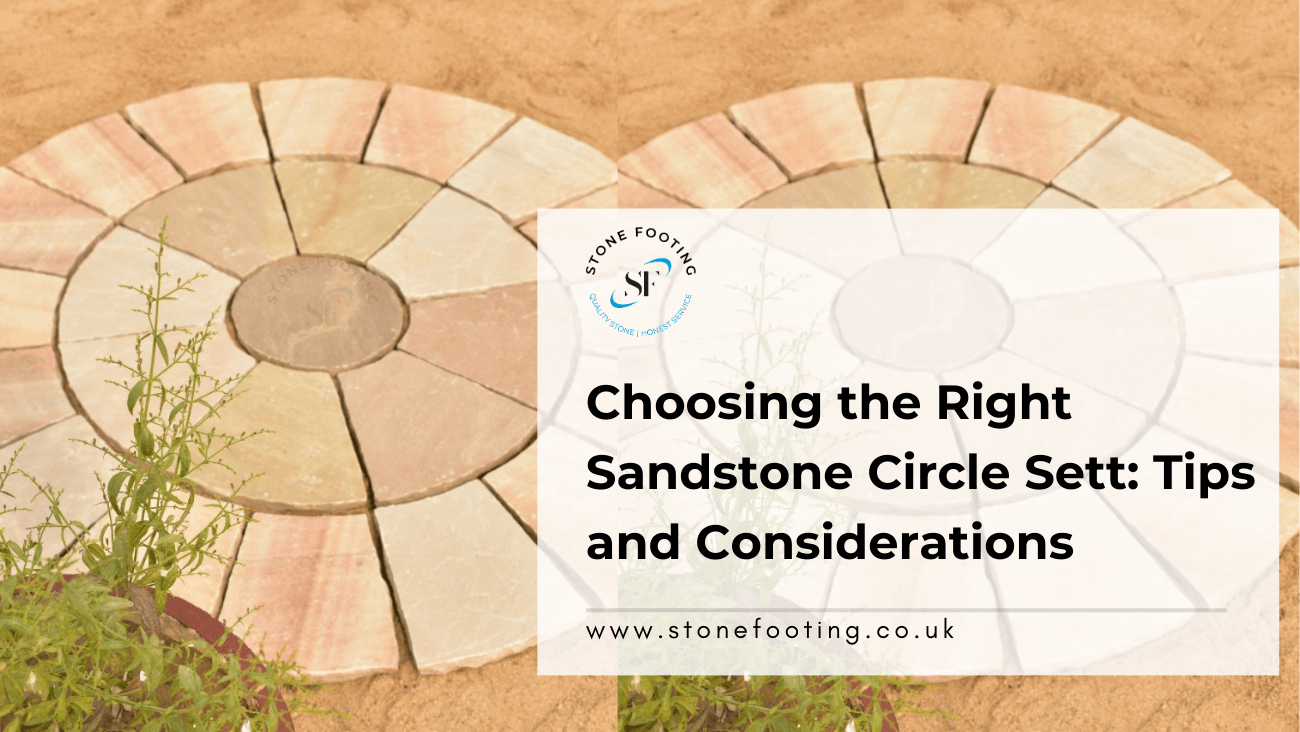 Sandstone Circle Sett
