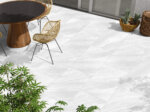 Cross Over White Porcelain Paving