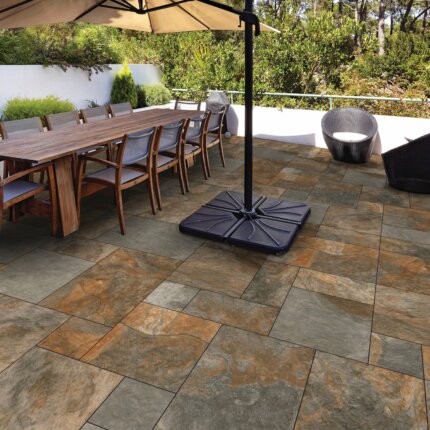 Copper Slate Porcelain Paving