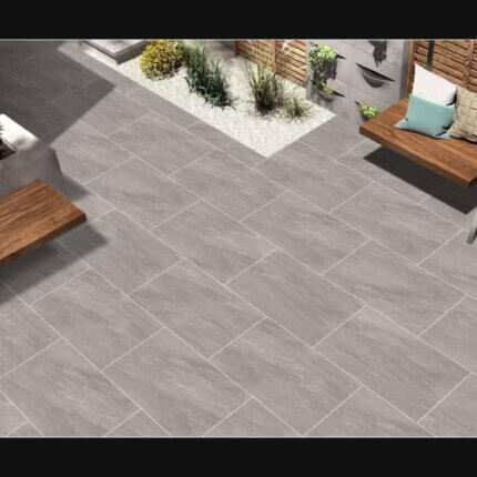 Anthracite Light Porcelain Outdoor Floor Tiles