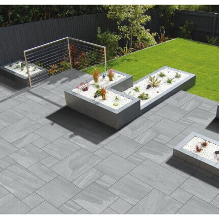 Kandla Grey Outdoor Porcelain Paving