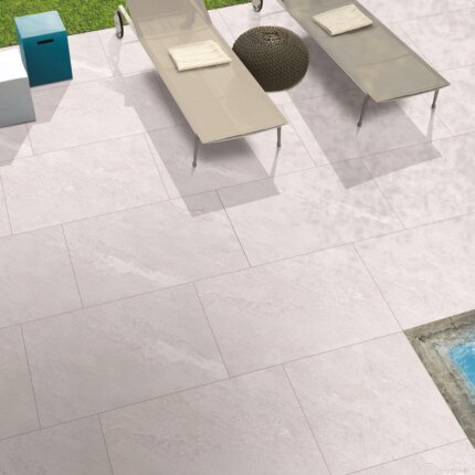 Mountain White Porcelain Paving