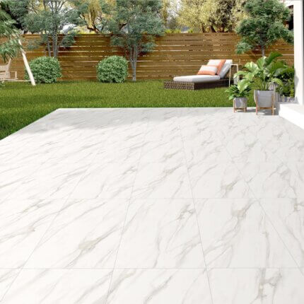 Stutuario White Porcelain Paving